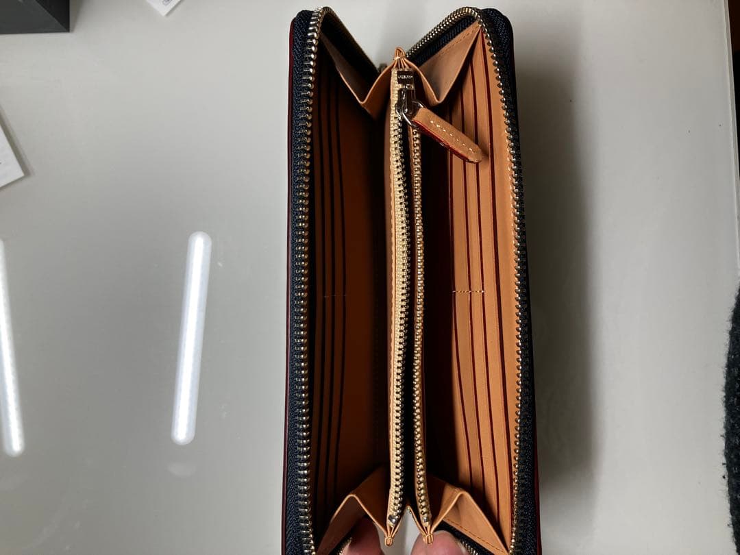GANZO / CORDOVAN ラウンドファスナー長財布
