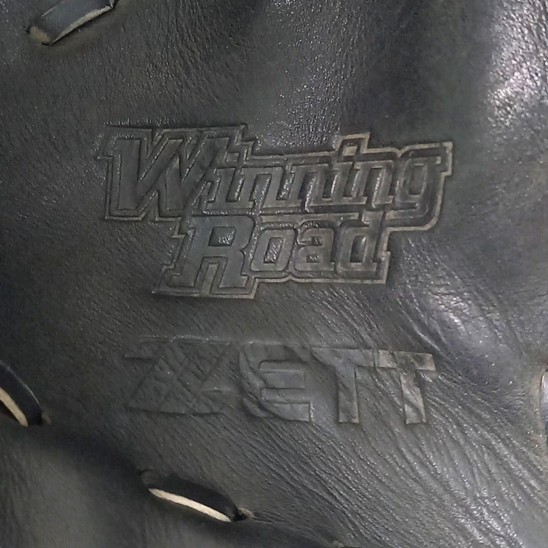 ZETT 一般軟式 右投げ ファーストミット ウイニングロード 大人用 ブラック