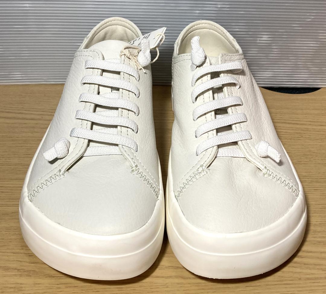 未使用　MUJI Labo × CAMPER　レザースニーカー　27cm　白