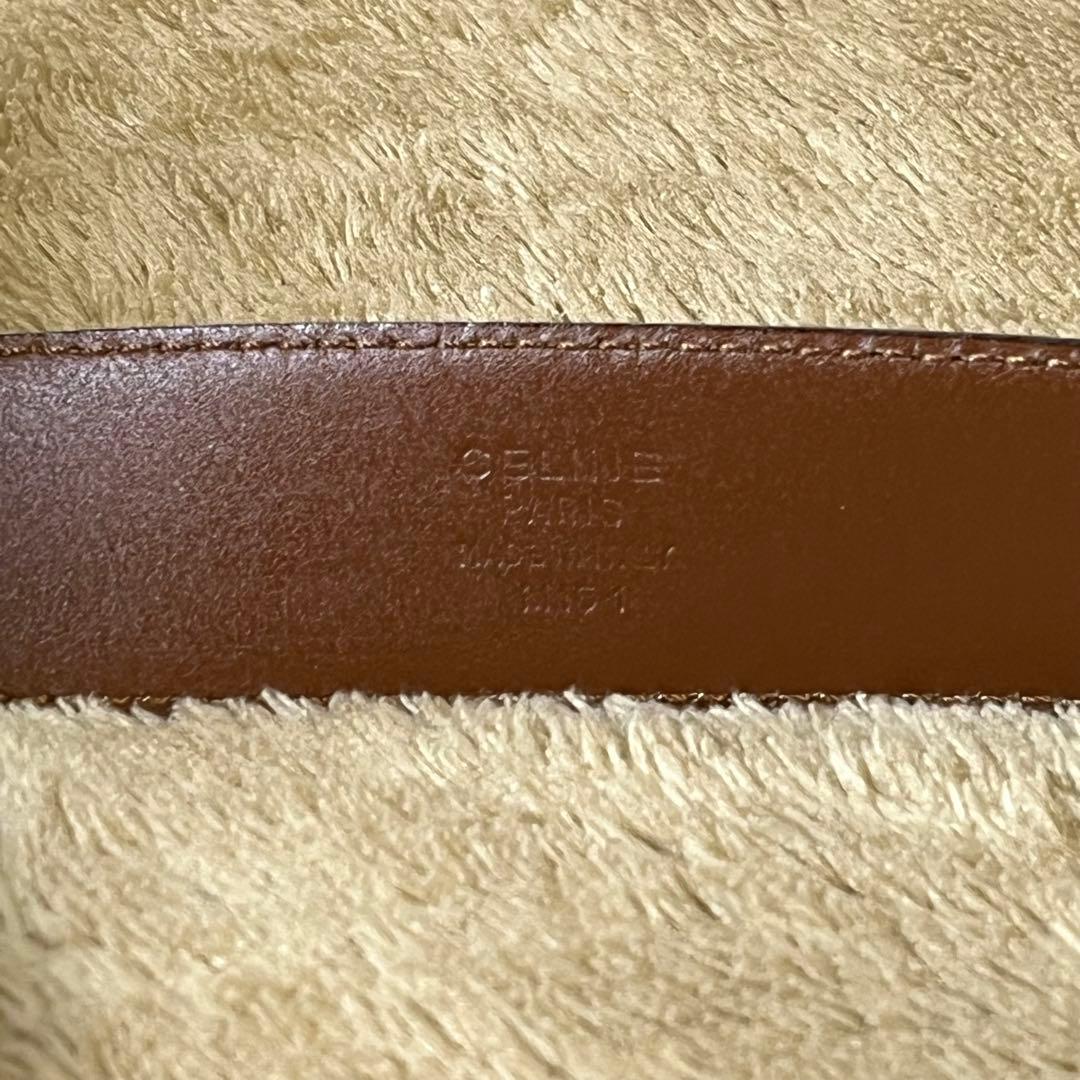 セリーヌ CELINE ブラウン M16 1 スエード ベルト