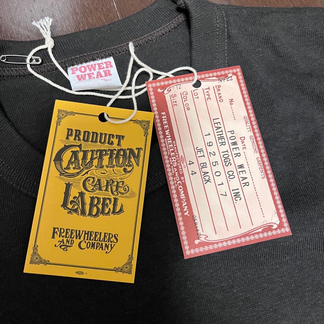 極美品 タグ付き フリーホイーラーズ Tシャツ レザートグス 希少サイズ44