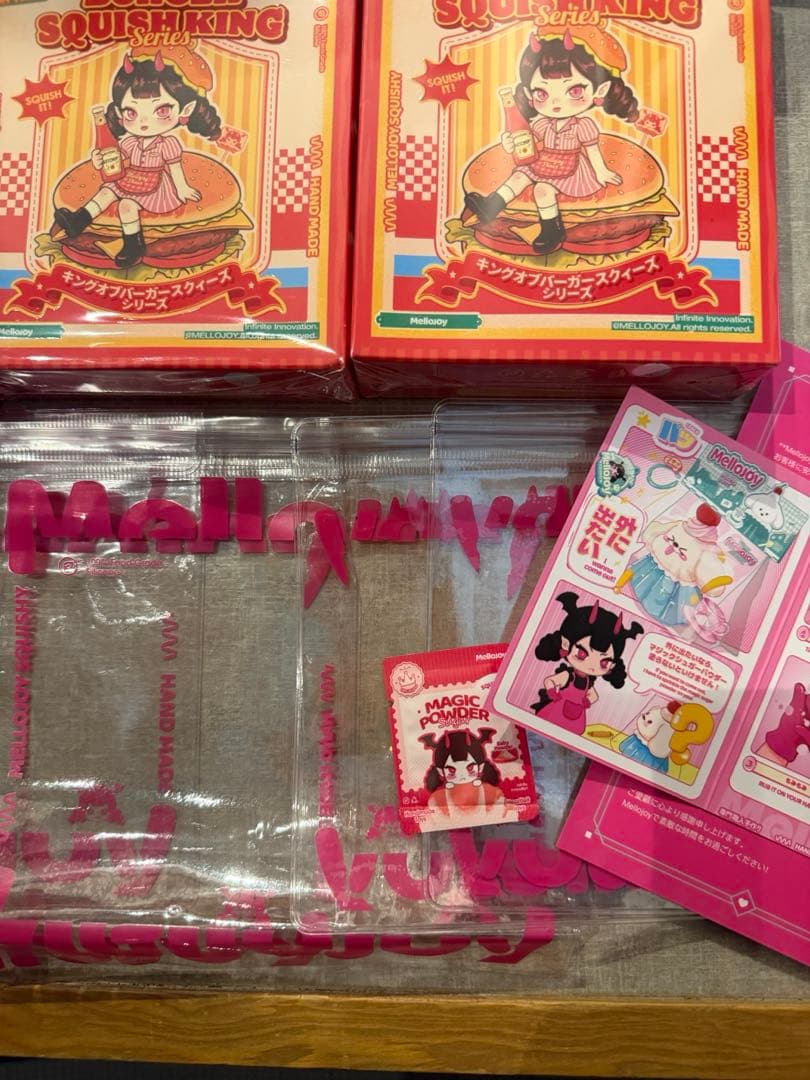 k*z様 メロジョイ　Mellojoy ハンバーガー×3　カップケーキ×3　未開