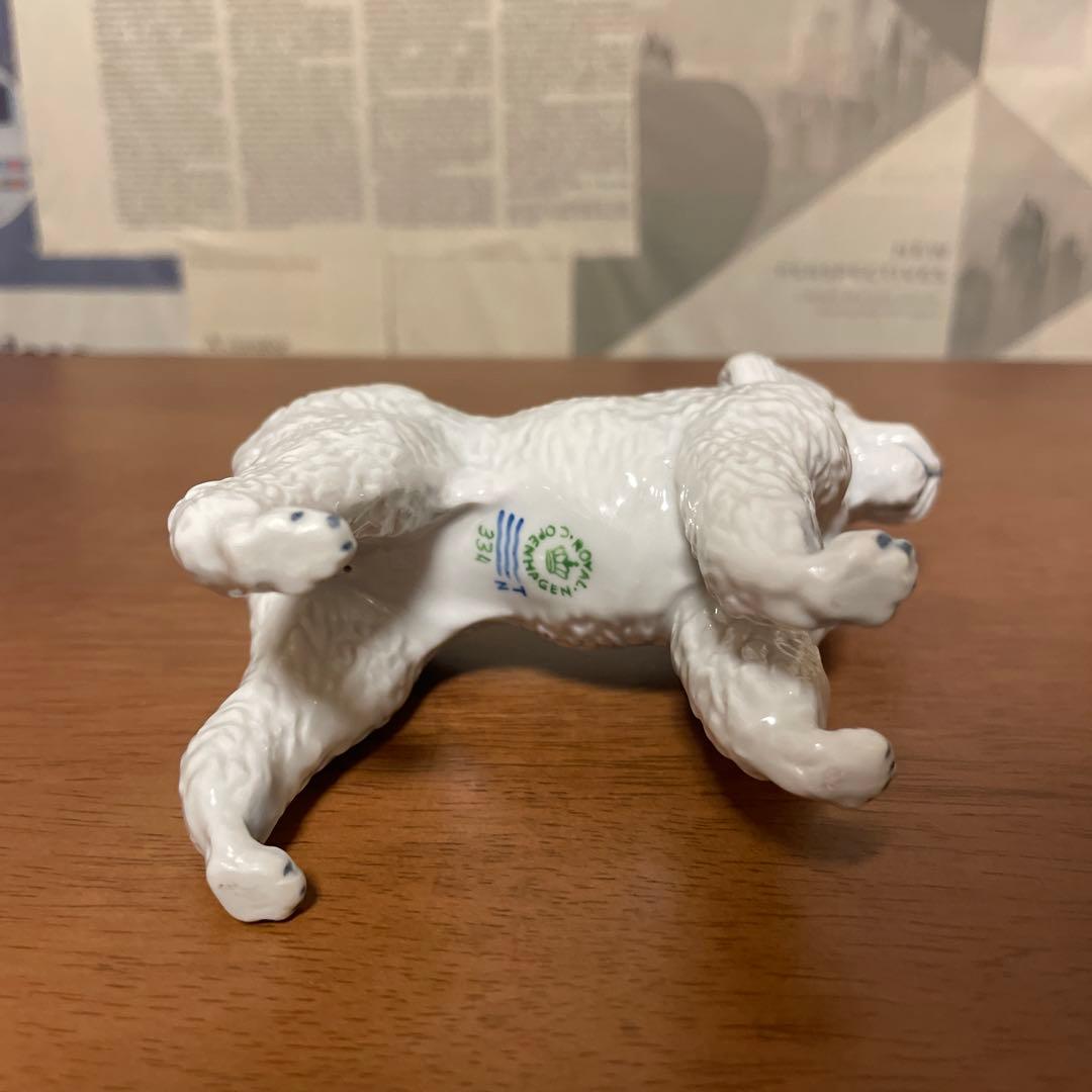 ロイヤルコペンハーゲン　プードル 置物