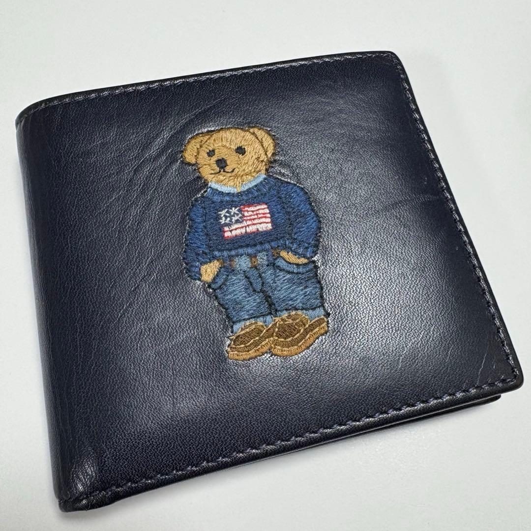 POLO Ralph Lauren折りたたみ財布　ウォレット　ポロベア