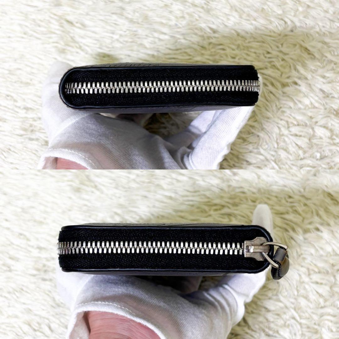 【極美品】ベルルッティ 長財布 イタウバ カリグラフィ スクリットレザー グレー