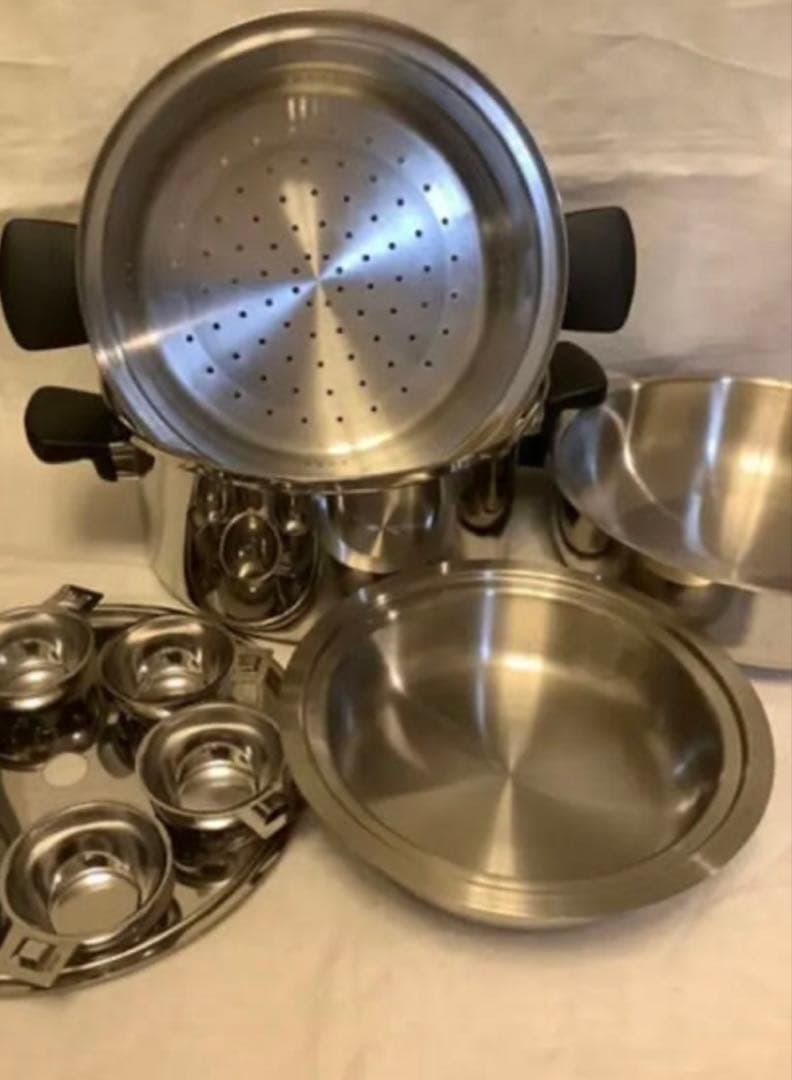 アムウェイ　6Lシチューパンセット＋インダクションレンジ＋料理本