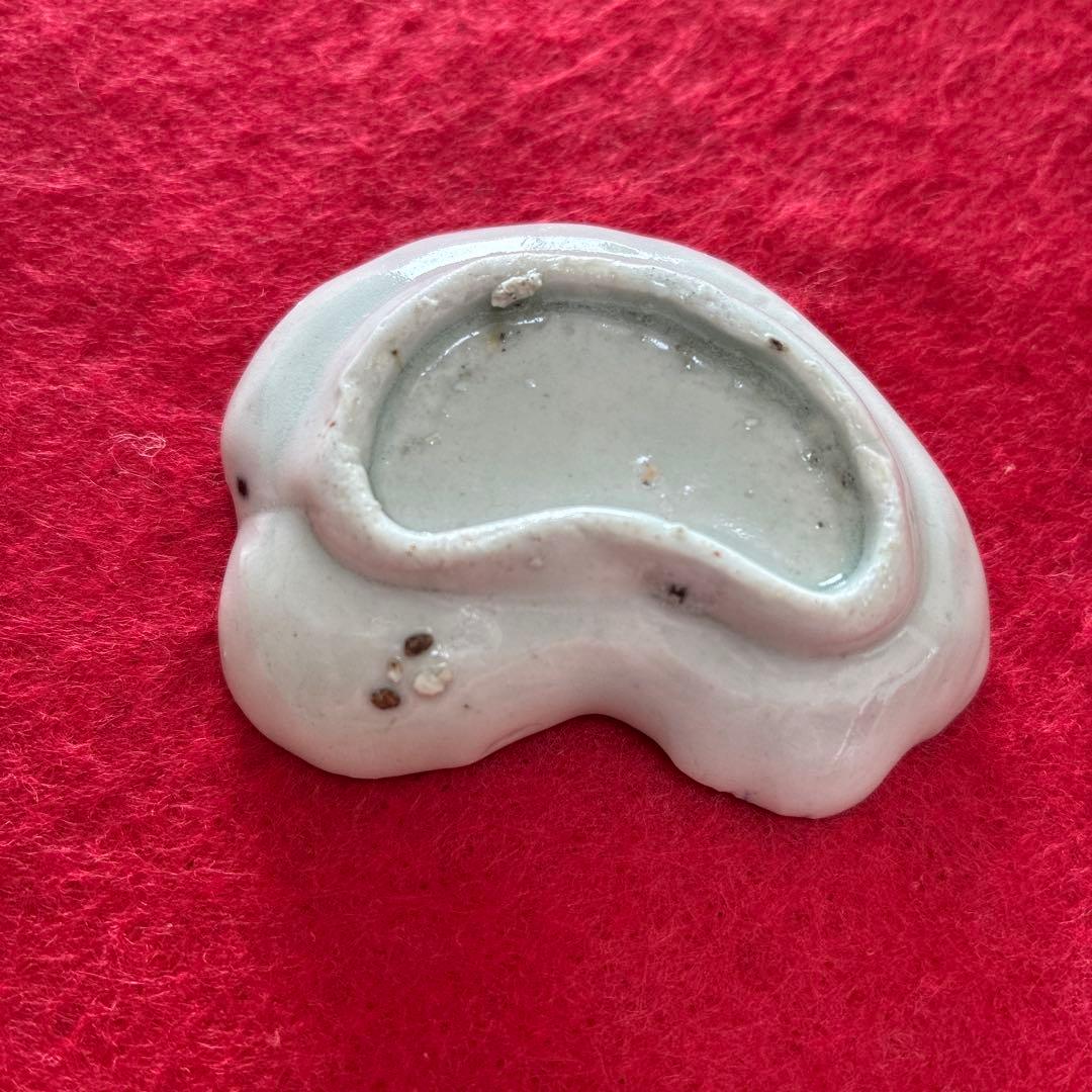 古伊万里　染付　瓜型　豆皿　珍品