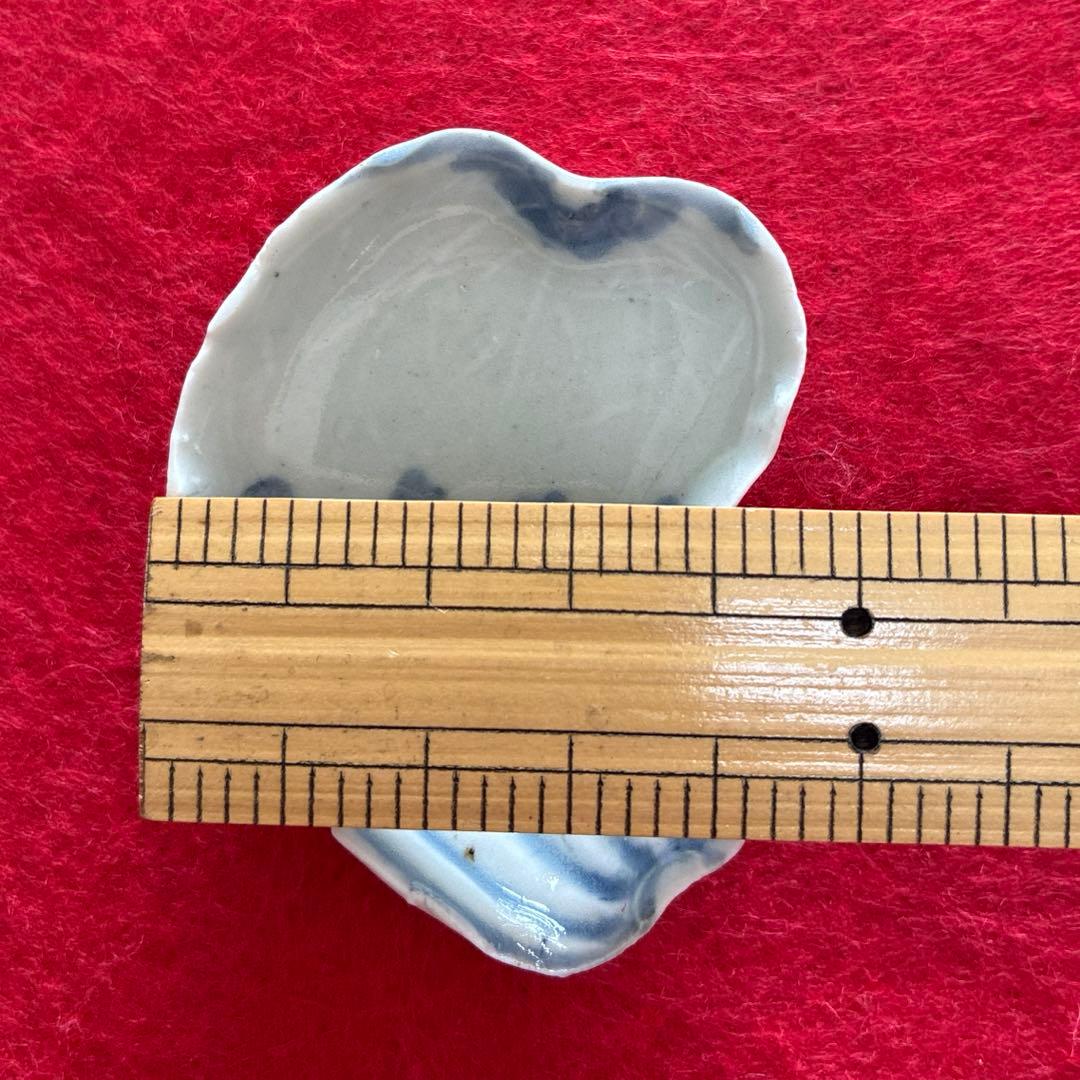 古伊万里　染付　瓜型　豆皿　珍品