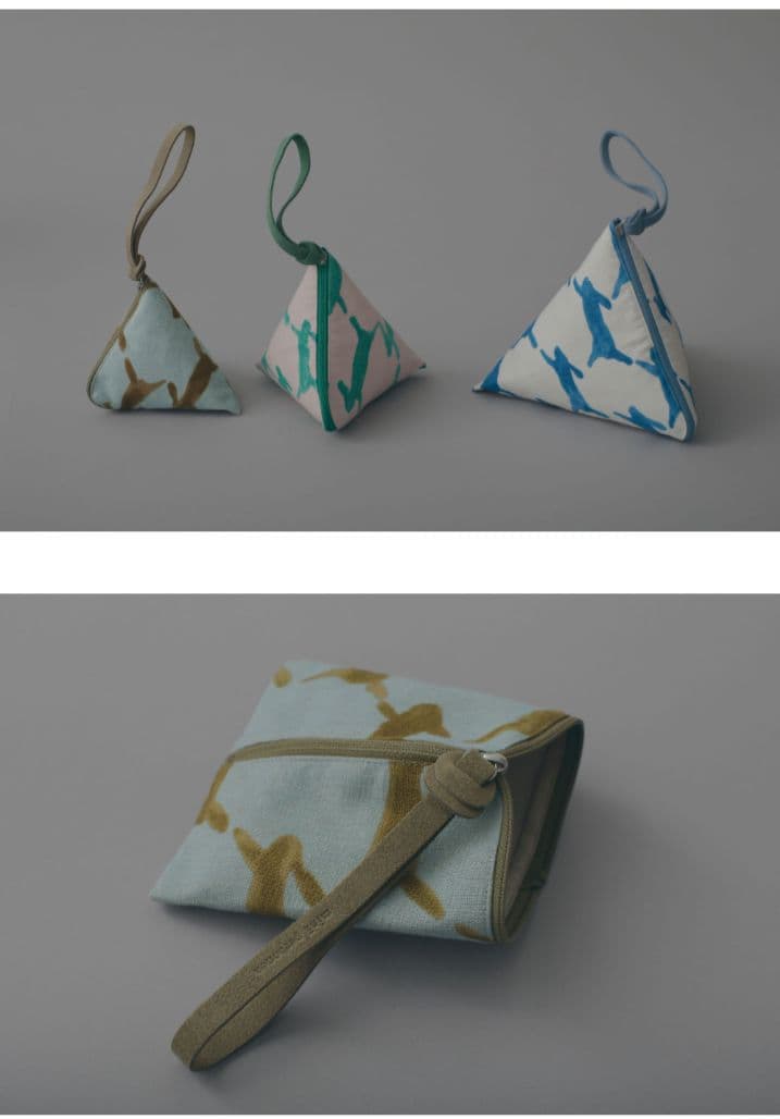 ミナペルホネン usa pouch と tetra pouch セット