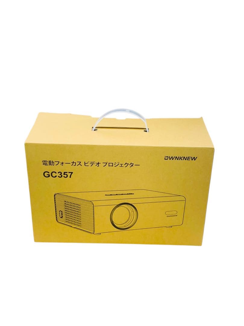 【開封済・未使用】OWNKNEW GC357 プロジェクター 家庭用 小型 4K