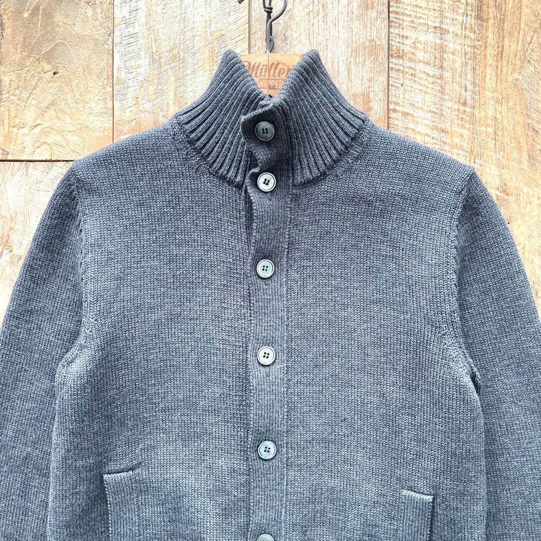 【極美品】ZANONE CHIOTO スタンドカラー ニット カーディガン 48
