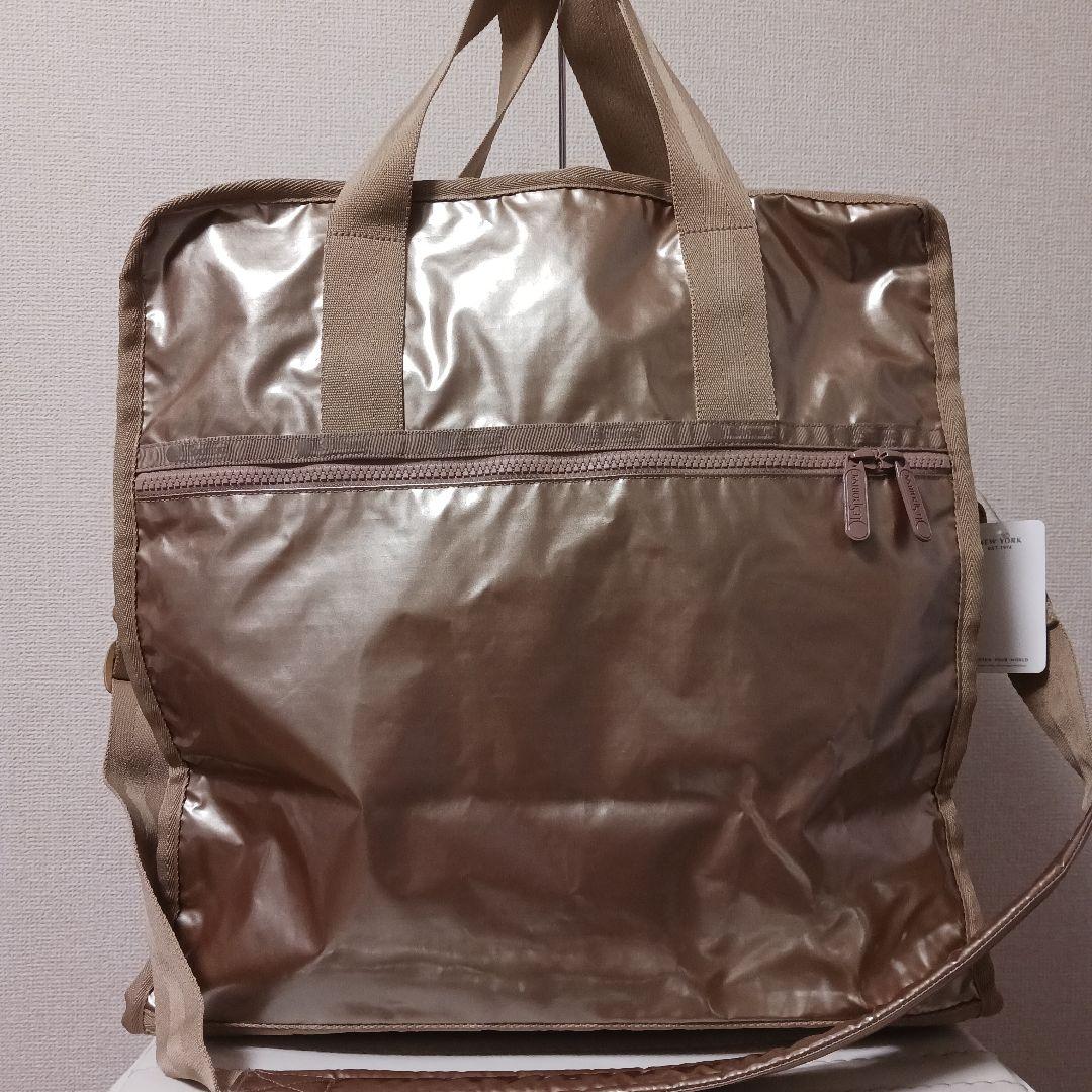 2991【未使用】レスポートサック　ひとりっぷCABINBOSTON 　ゴールド