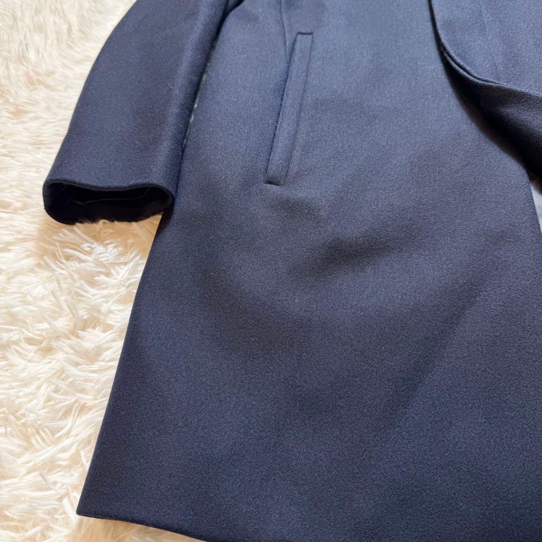 パンキー様極美品 Theory セオリー カシミヤ混 スタンドカラーコートBEL