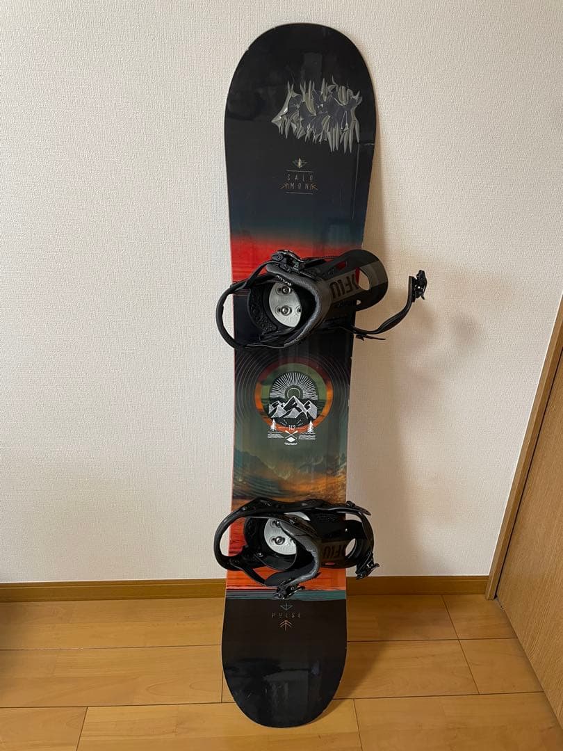 スノーボード　ビンディング+ボードケースセット