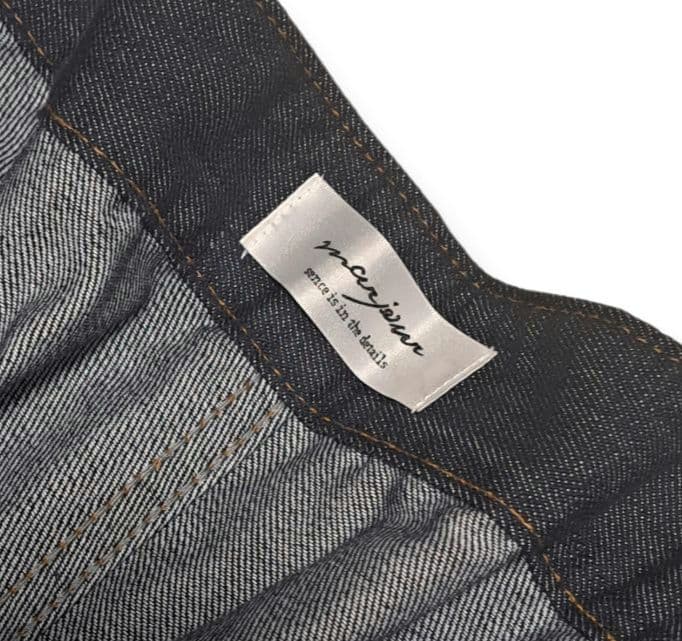 美品 marjour TUCK DENIM タックデニムパンツ 濃紺 ワイド M