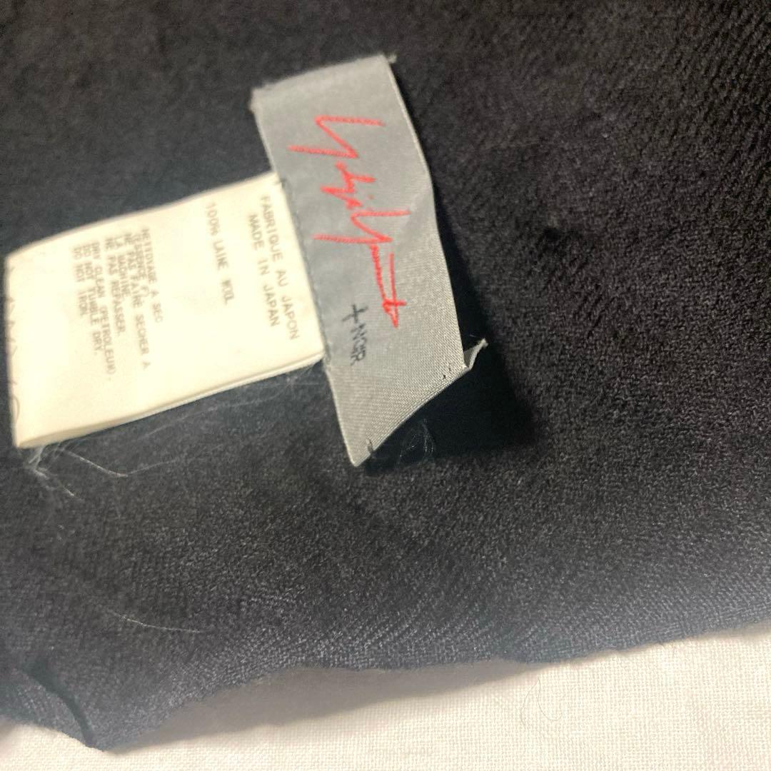 yohji yamamoto +NOIR 大判ストール 大判マフラー　ウール