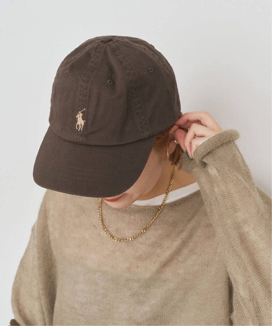 【yyy】★新品.希少★ポロラルフローレン ブラウン キャップ
