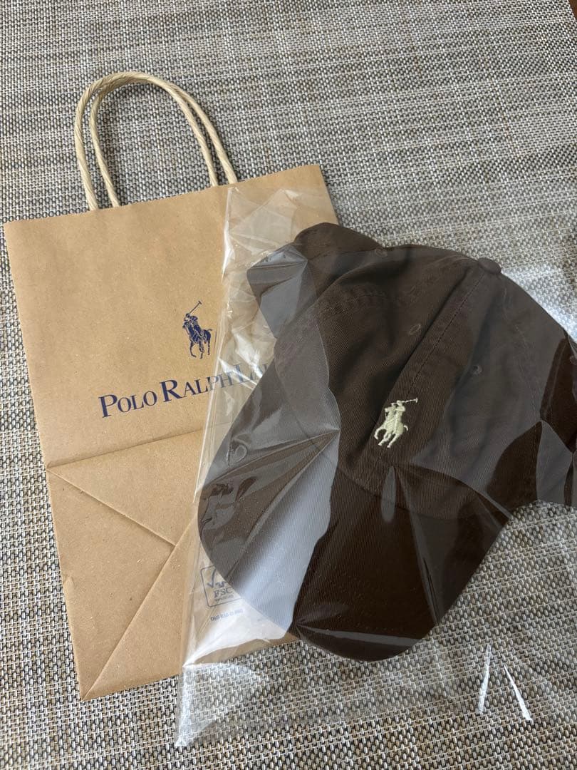 【yyy】★新品.希少★ポロラルフローレン ブラウン キャップ