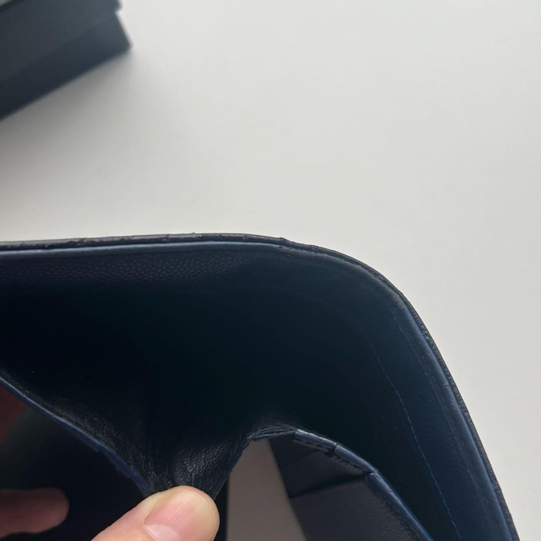 106 美品 SAINTLAURENT イヴサンローラン 3つ折り財布