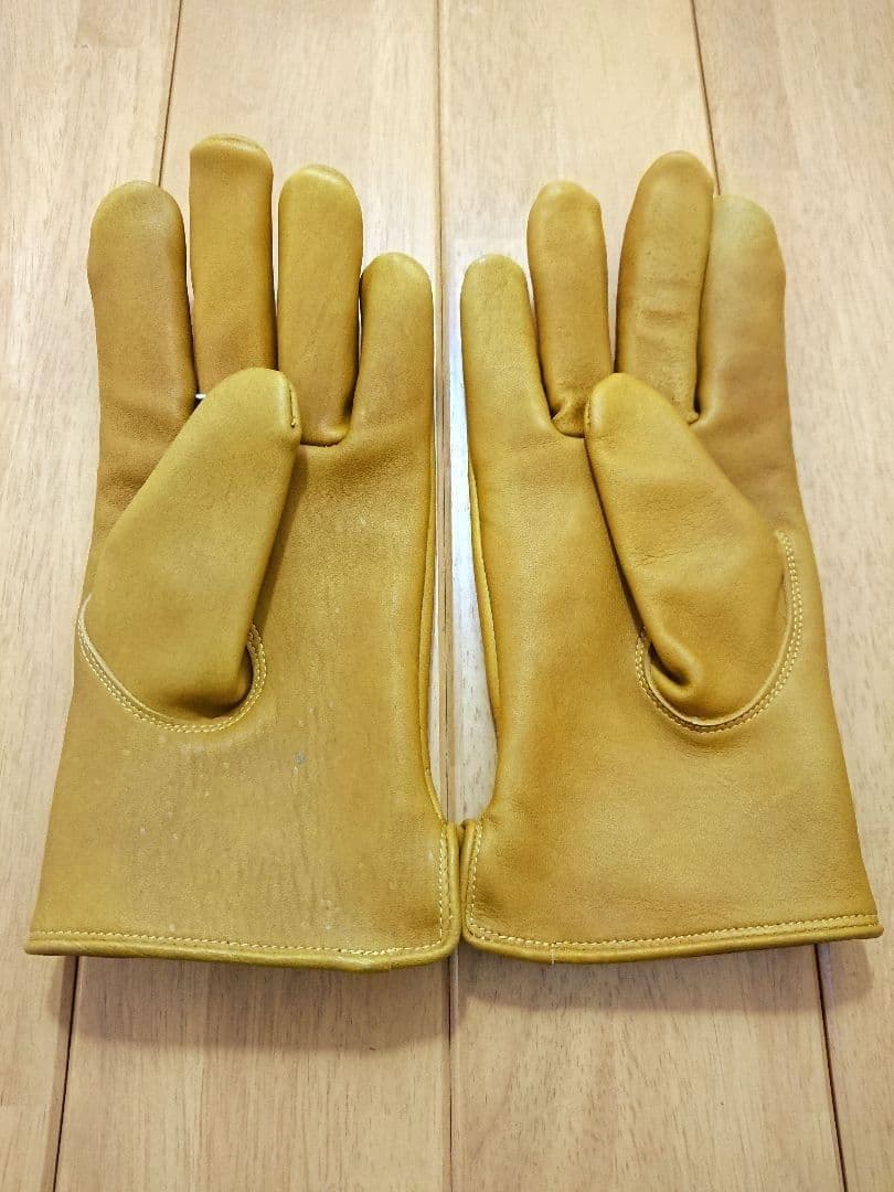 ブコ HORSEHIDE MOTORCYCLE GLOVE YELLOW (9)