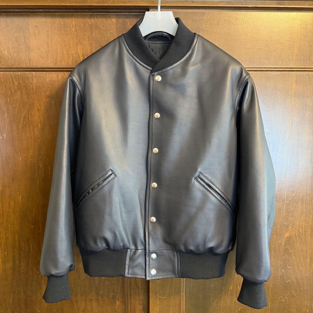 A.PRESSSE アプレッセ Leather Award Jacket