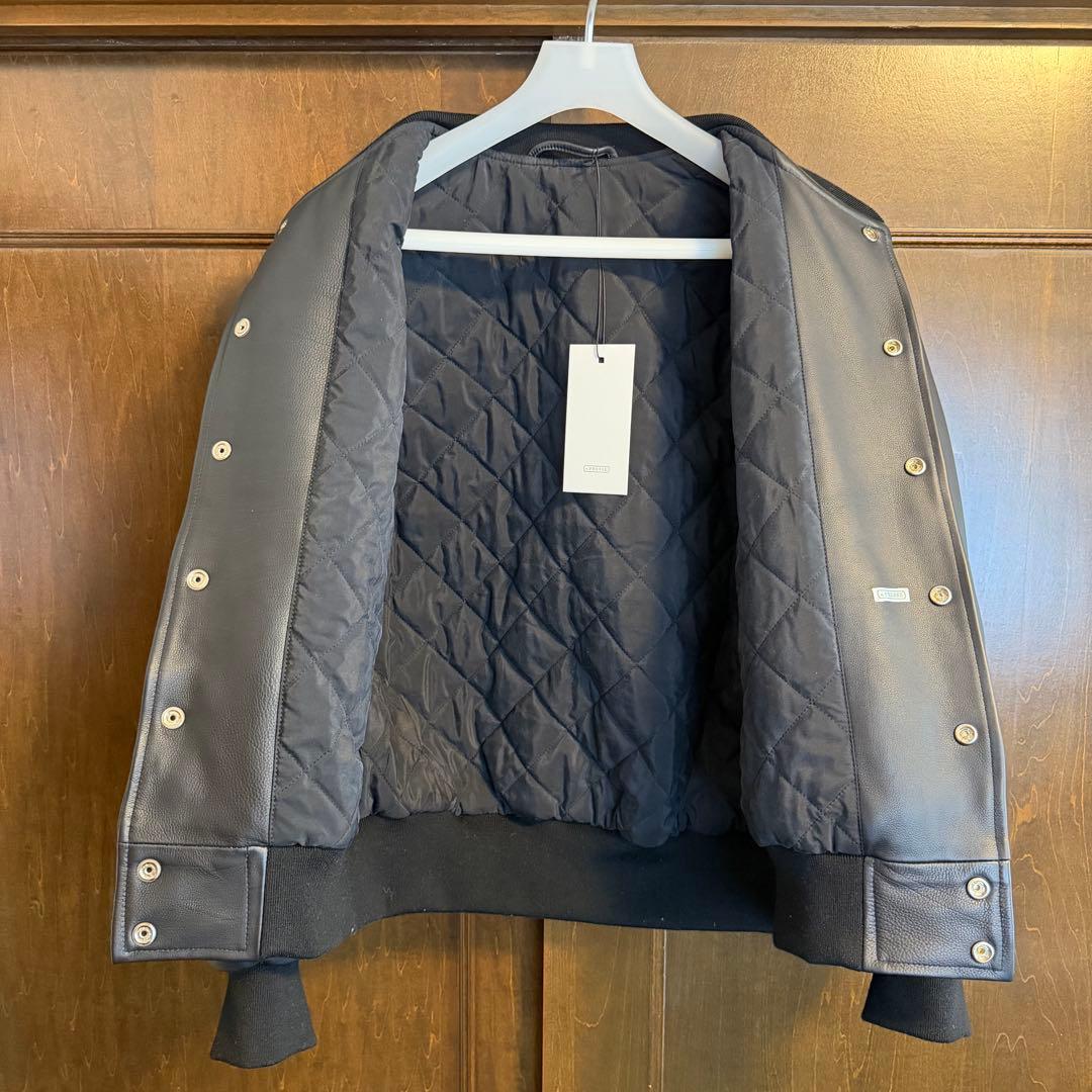 A.PRESSSE アプレッセ Leather Award Jacket
