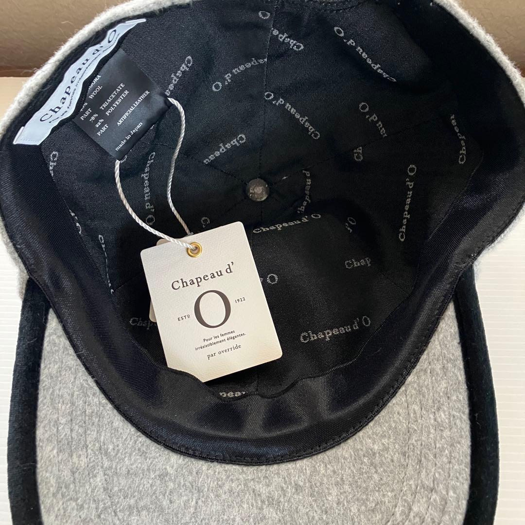 Chapeau d' O キャップ 帽子 グレー シャポードオー