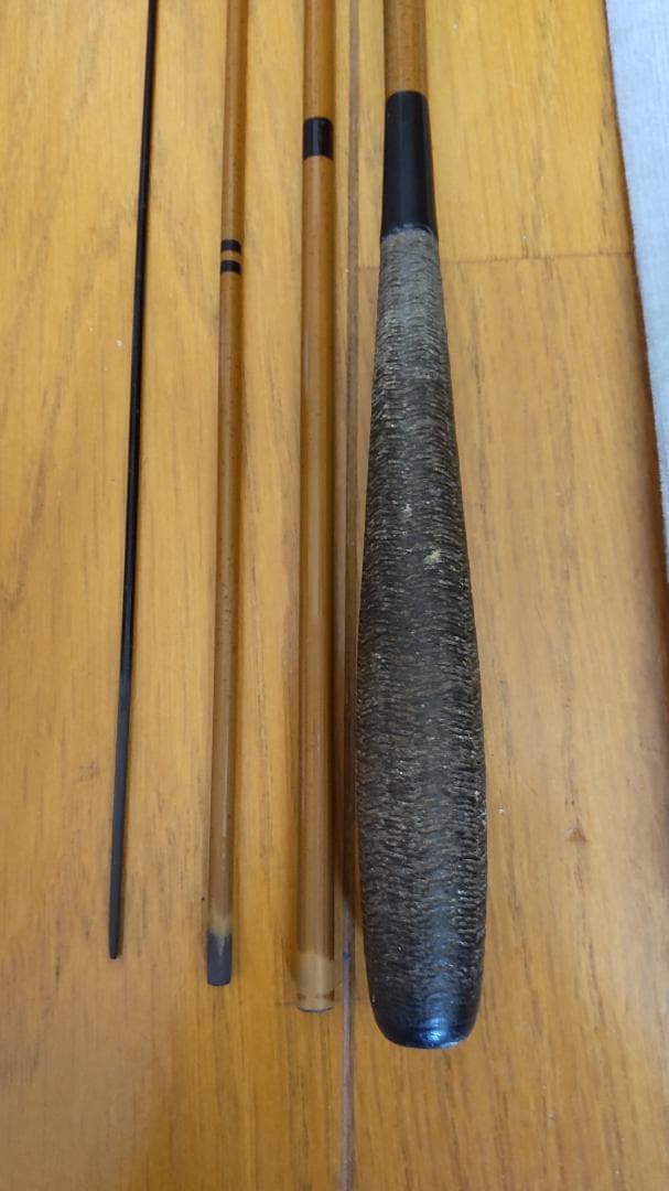 へら竿　二代目　枯法師　8尺　4本継　使用感一部修正有　使えれば良い方に