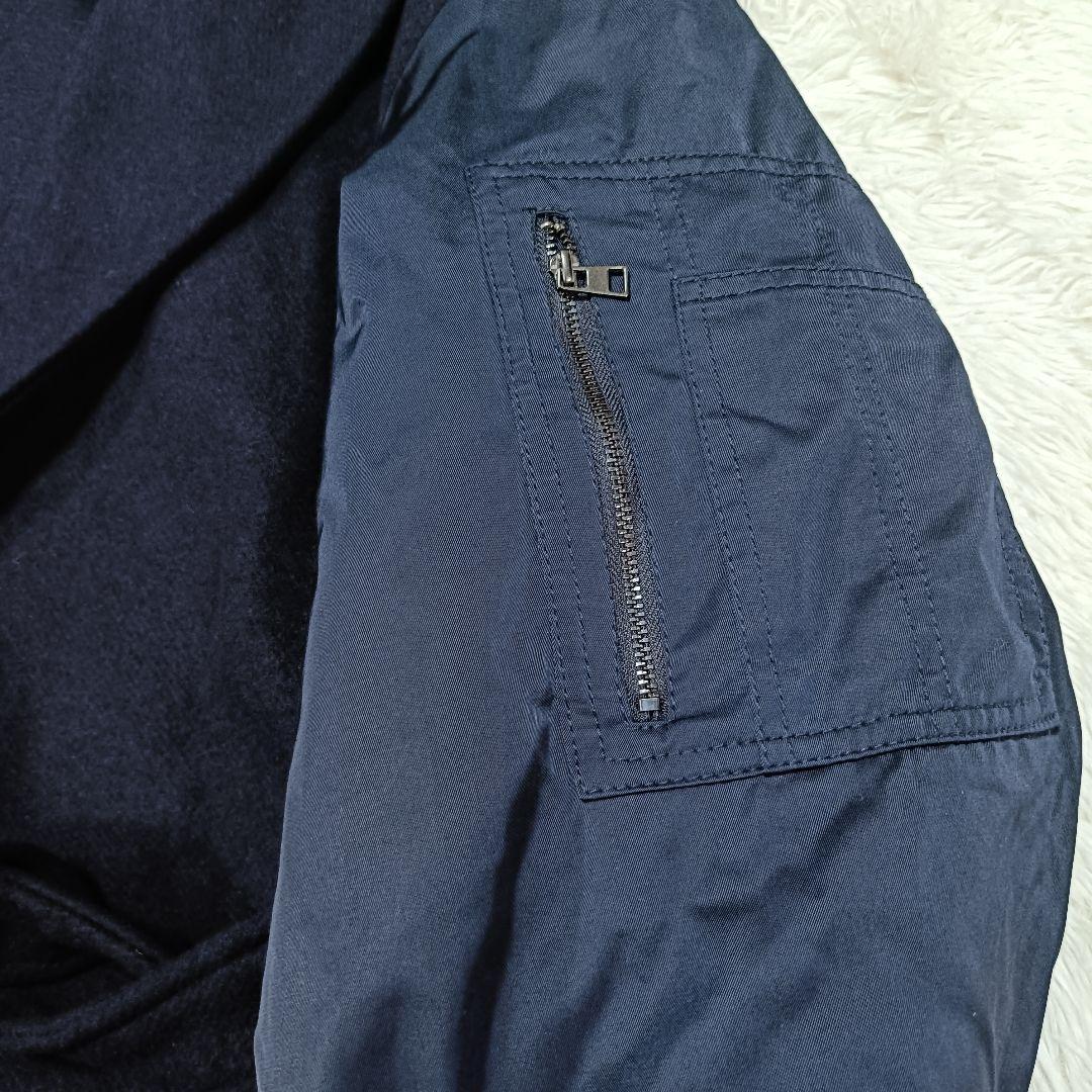 未使用級♪ZARA マッチングボンバーコート マキシ丈 ドッキング ベルト L