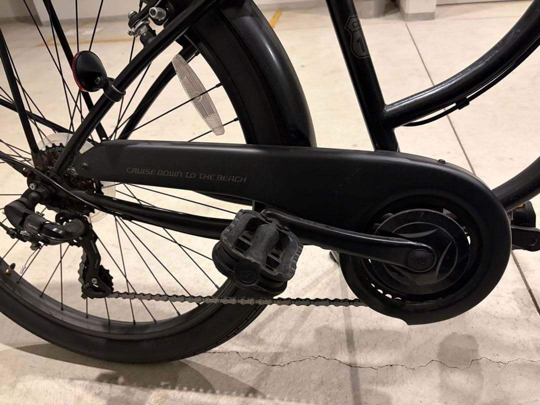 【引取り限定】Rainbow ビーチクルーザー ブラック