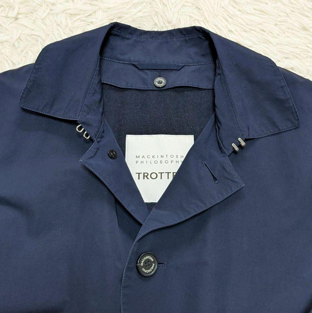 マッキントッシュ 中綿ライナー ステンカラーコート トロッター ネイビー 40