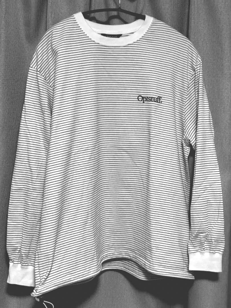 最終値下げ　optstuff BORDER LONG SLEEVE TSHIRT