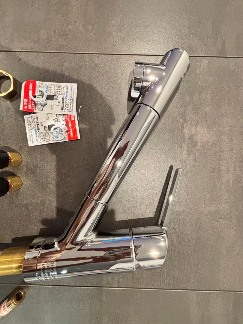 蛇口用浄水器 KVK 台所用ワンホールシングルレバー混合栓