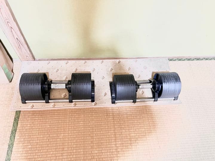 NUO 32kg ４キロ刻み　可変式ダンベル・ダンベルラック・インクラインベンチ