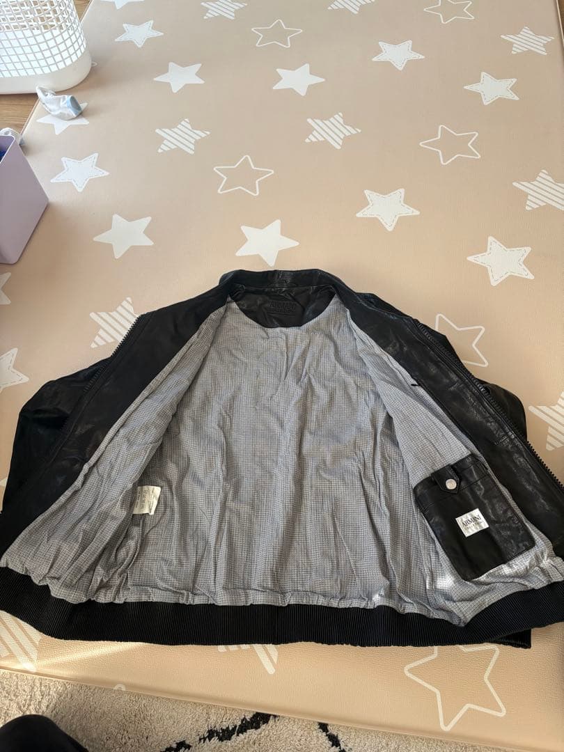 ARMANI COLLEZIONI レザージャケット