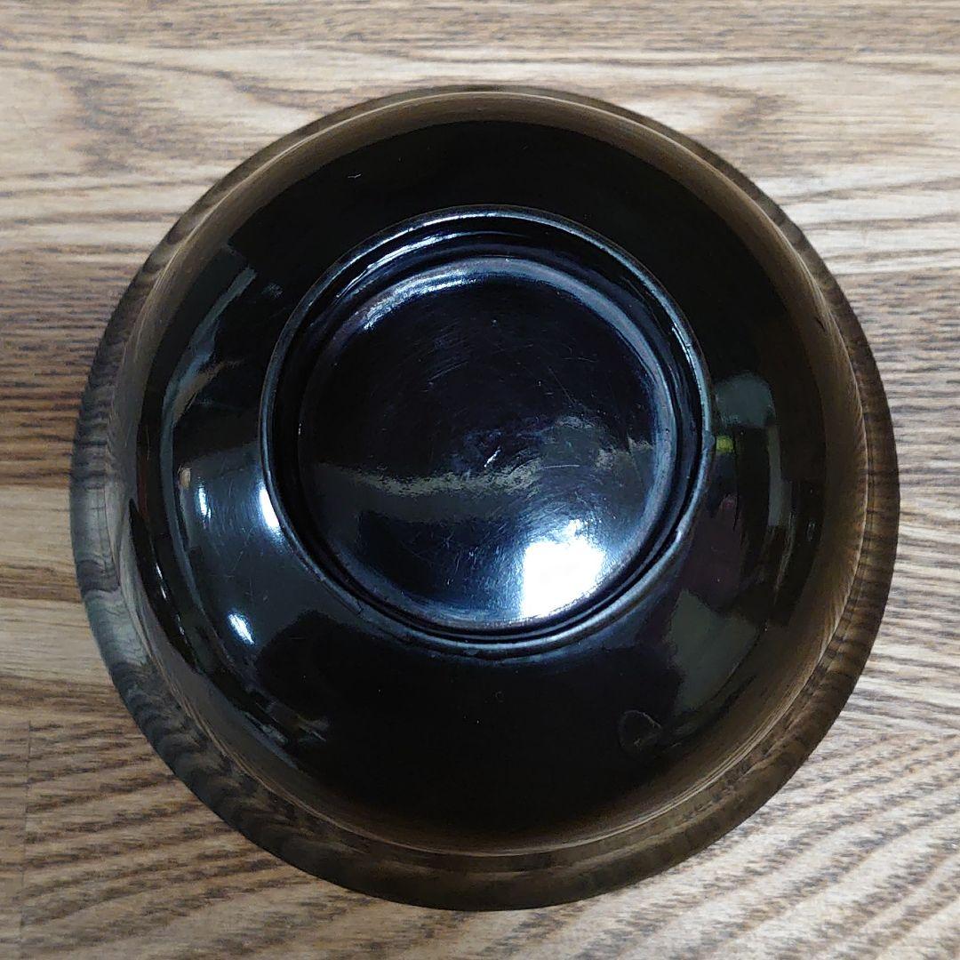 昔の吸物椀9客セット「あA13 漆器 蒔絵 鶴 松 明治 大正 昭和 江戸」