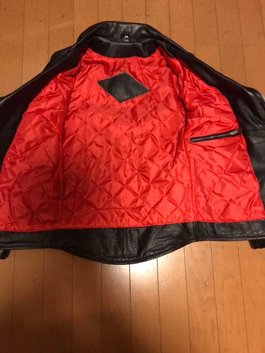 ダブルライダースジャケット　本革　アメリカで購入