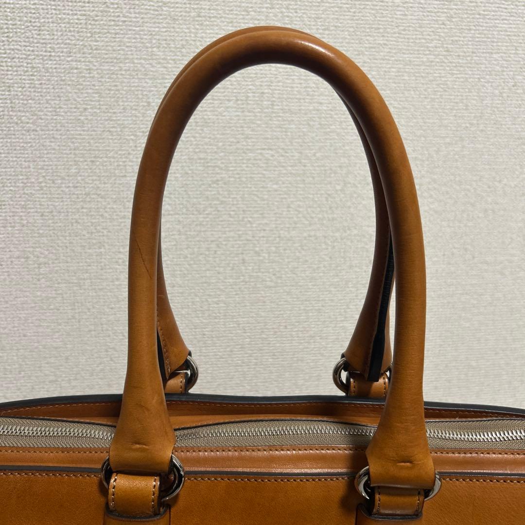 万双 マンソウ 双鞣和地 トートバッグ ビジネスバッグ