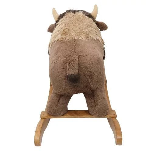 C06173 未使用品 IL BISONTE 特大 バッファロードール 置物