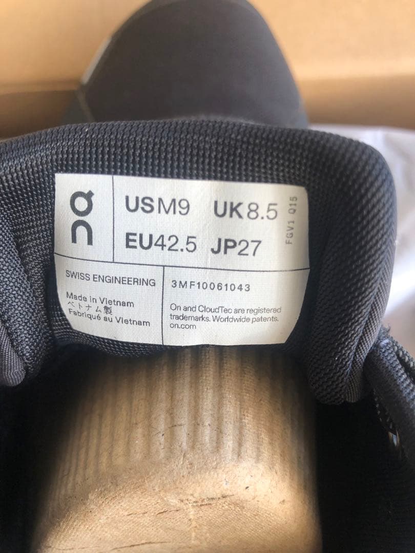 On(オン) メンズ Cloud 6 Waterproofランニングシューズ