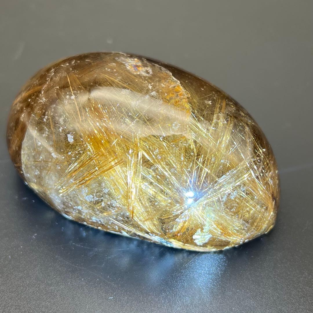 ☆金運アップ❗️☆極上タイチンルチルの密集☆太陽放射 ゴールドルチル 天然石 原石