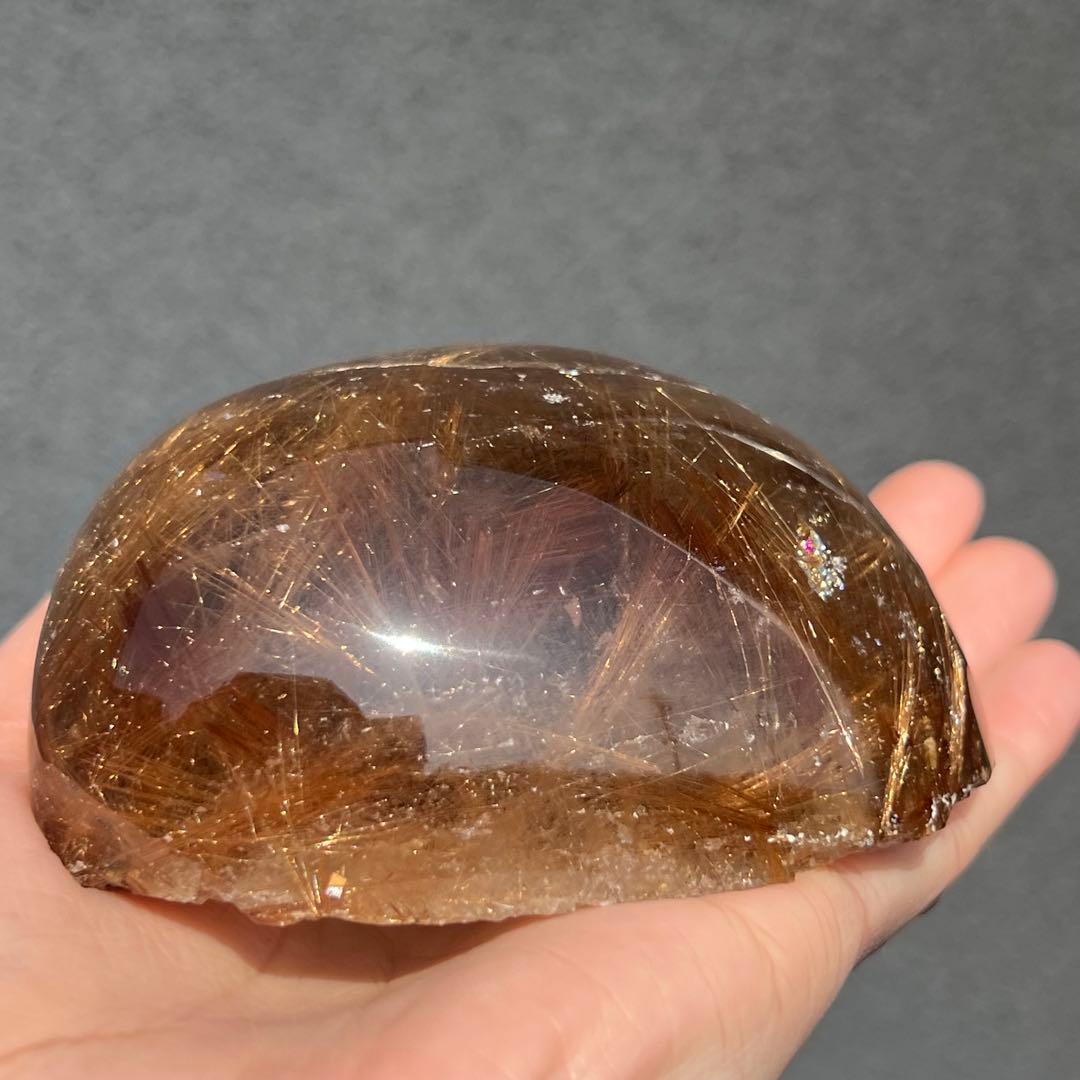 ☆金運アップ❗️☆極上タイチンルチルの密集☆太陽放射 ゴールドルチル 天然石 原石