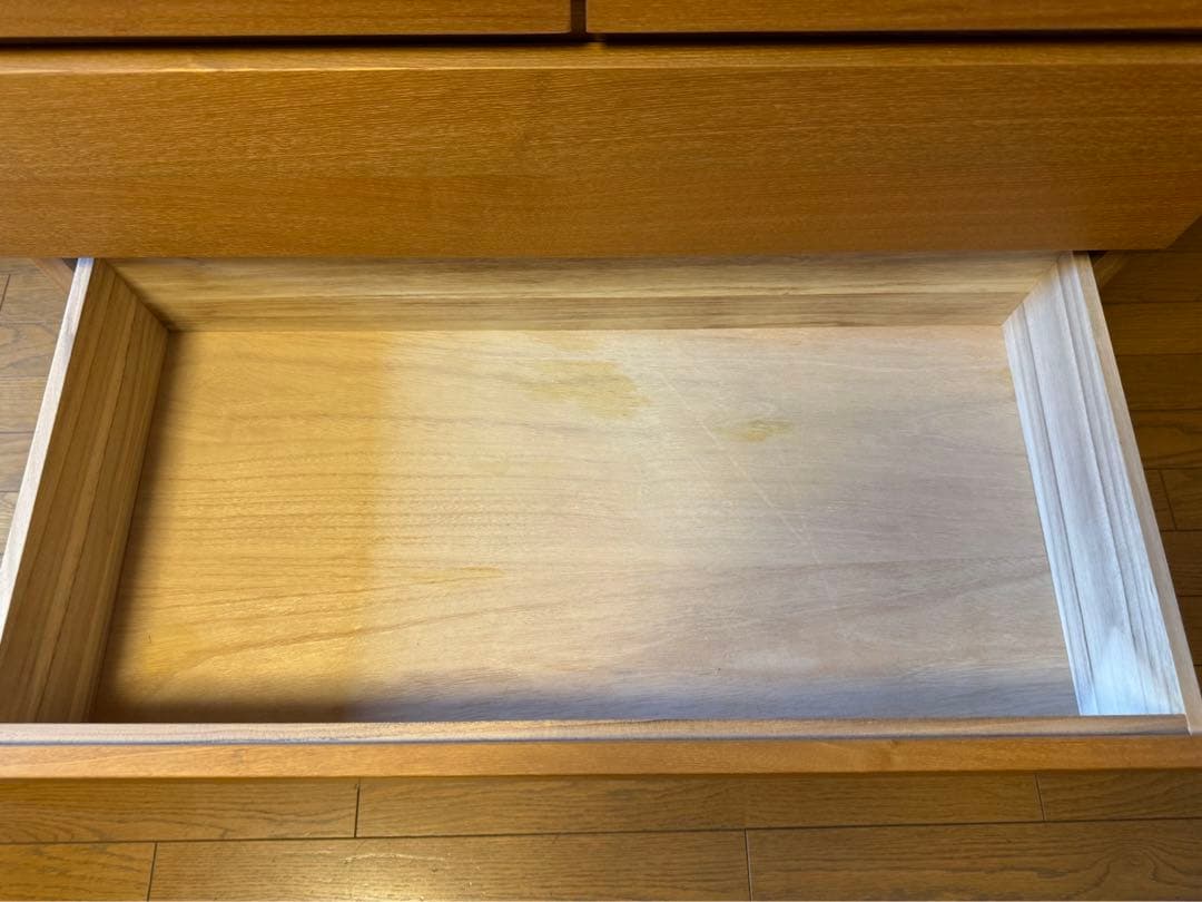無印良品　木製4段チェスト　廃盤品。