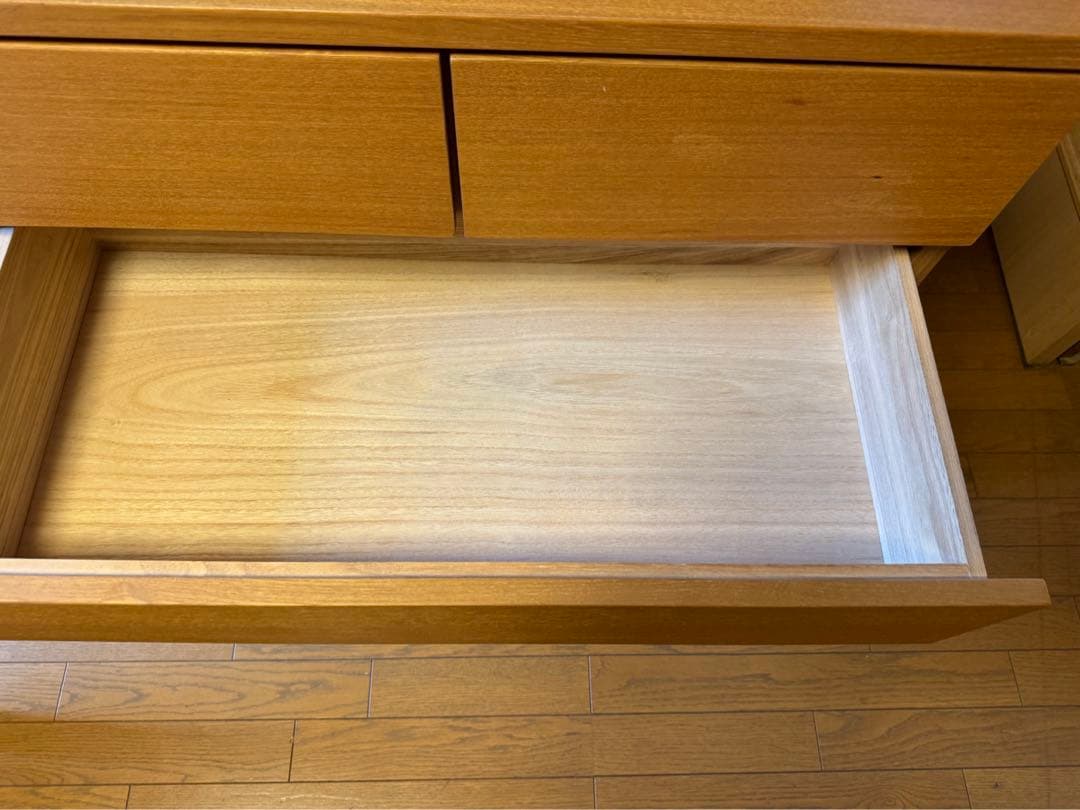 無印良品　木製4段チェスト　廃盤品。