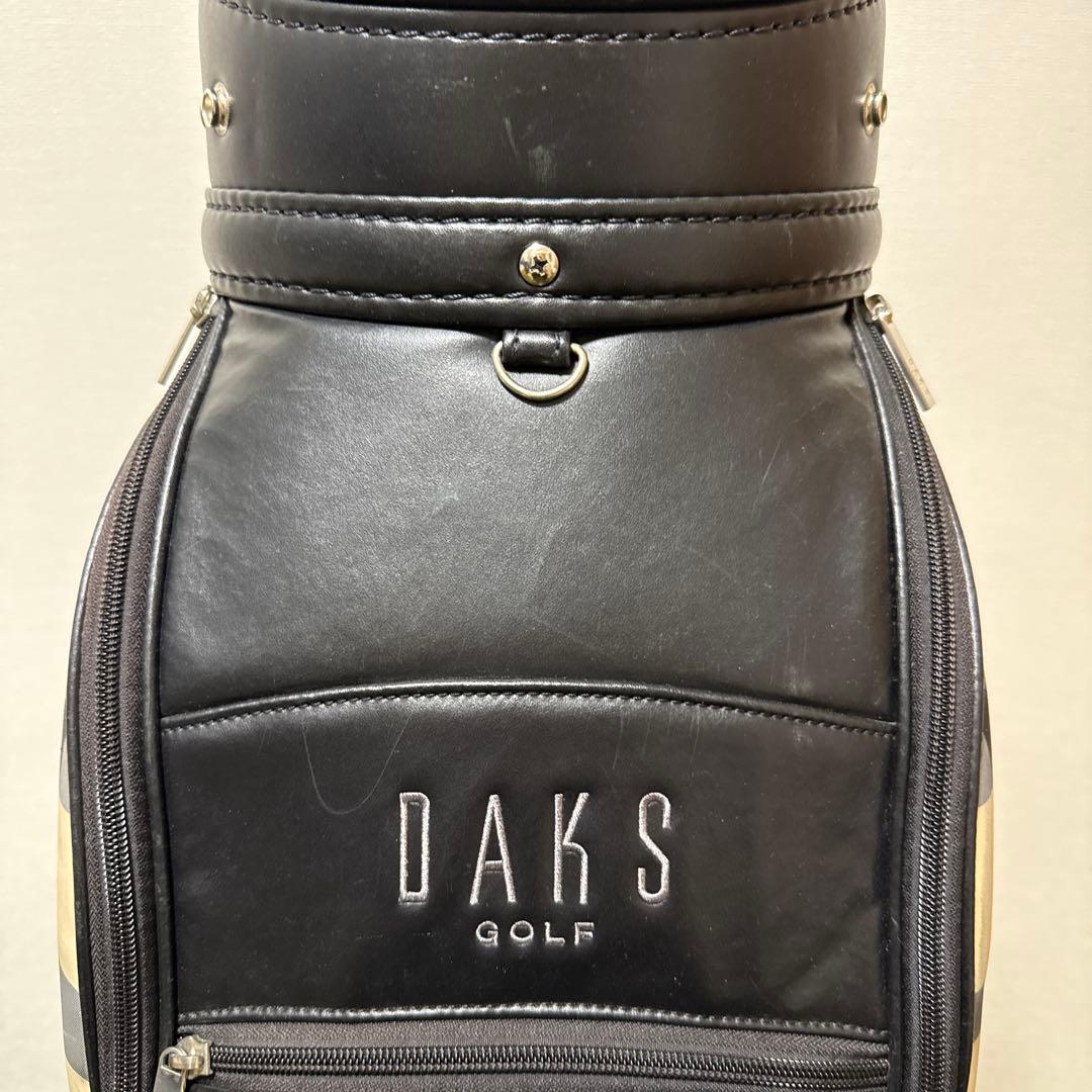 希少 DAKS ダックス キャディバッグ 英国御用達 チェック