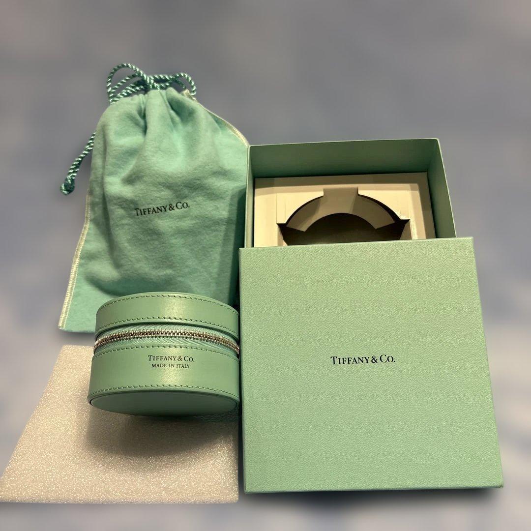 Tiffany ティファニー レザー ジュエリーケース