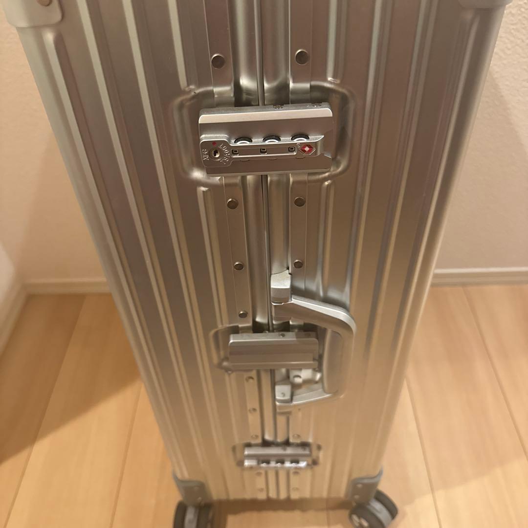 OUNCEアルミ合金 ボディスーツケース サイズ 70L 7泊〜8泊　シルバー