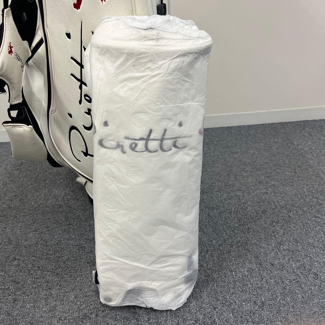 ピレッティ スタンド キャディバッグ ブラック Piretti ホワイト