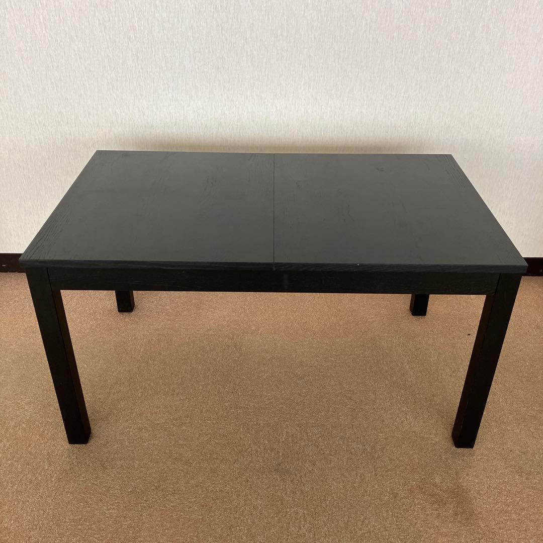 IKEA ビュースタ BJURSTA 伸長式テーブル ダイニングテーブル 木製