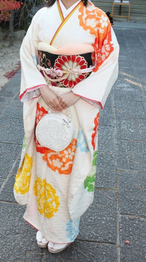 セール※※総絞り振袖、長襦袢セット